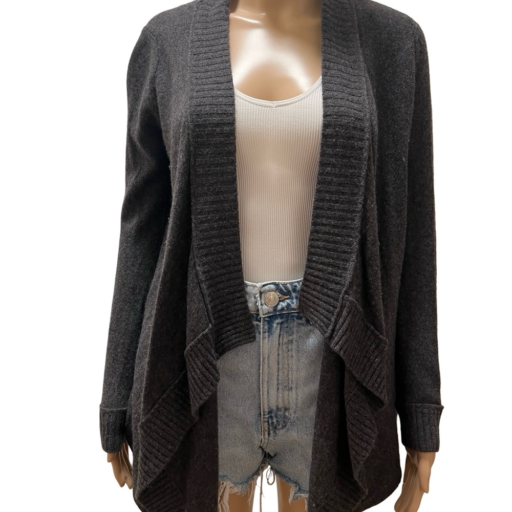 beautiful cashmere waterfall cardigan